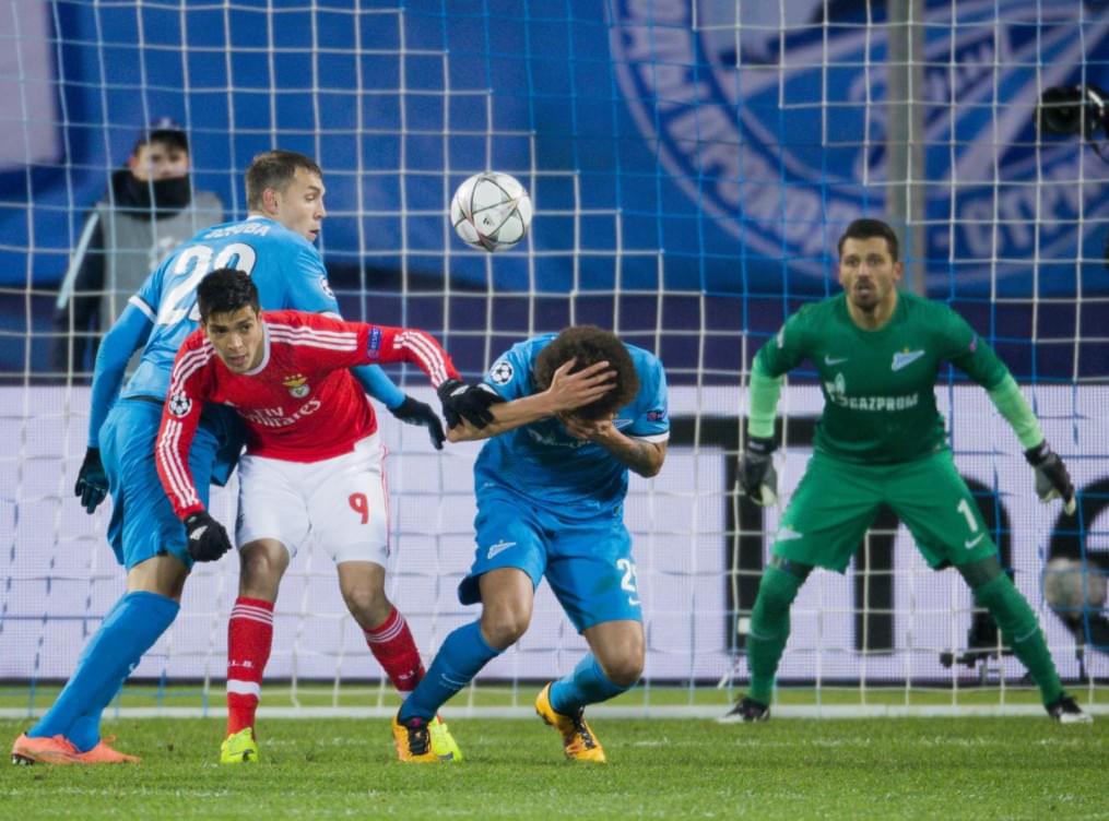 Лига чемпионов УЕФА, 1/8 финала, «Зенит» — «Бенфика»