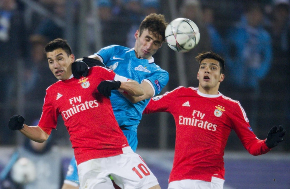 Лига чемпионов УЕФА, 1/8 финала, «Зенит» — «Бенфика»