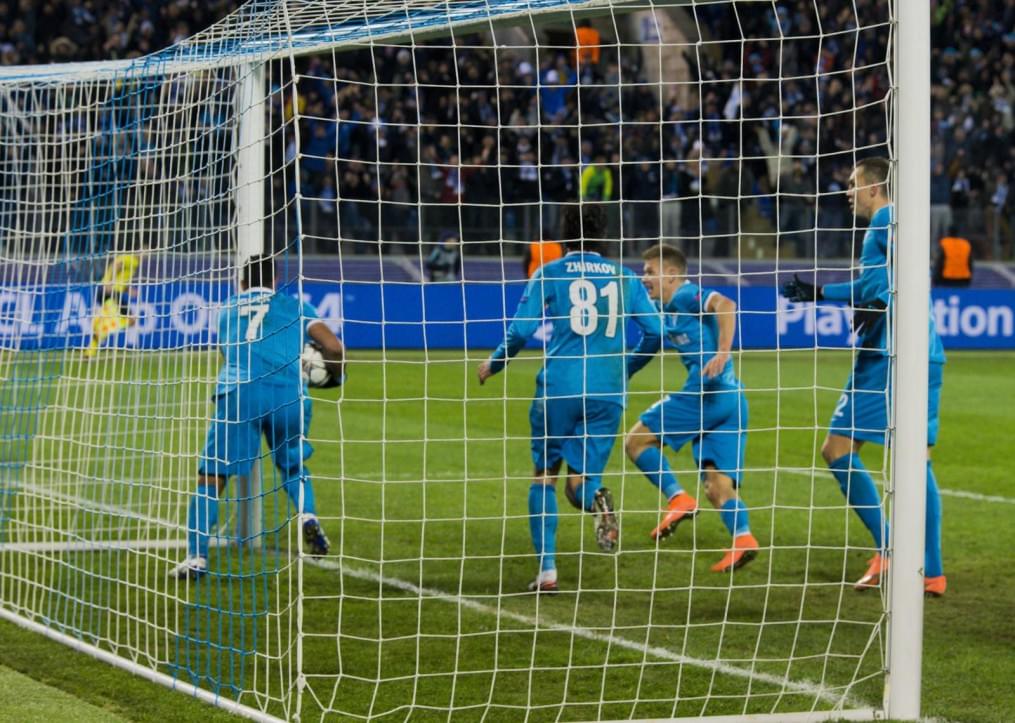 Лига чемпионов УЕФА, 1/8 финала, «Зенит» — «Бенфика»