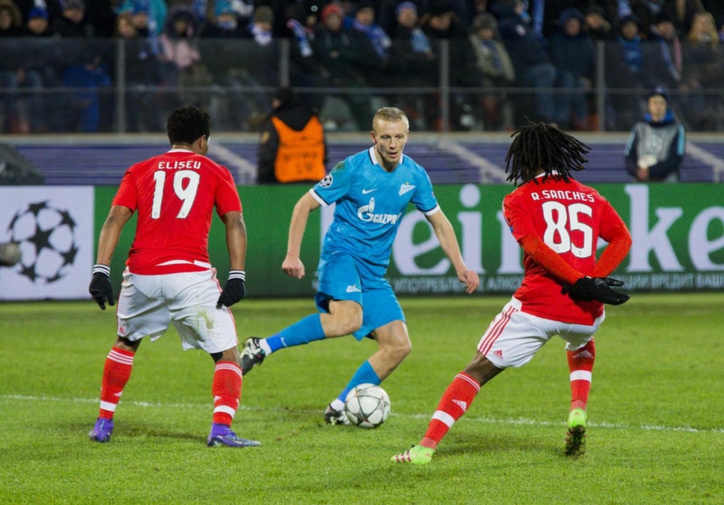 Лига чемпионов УЕФА, 1/8 финала, «Зенит» — «Бенфика»