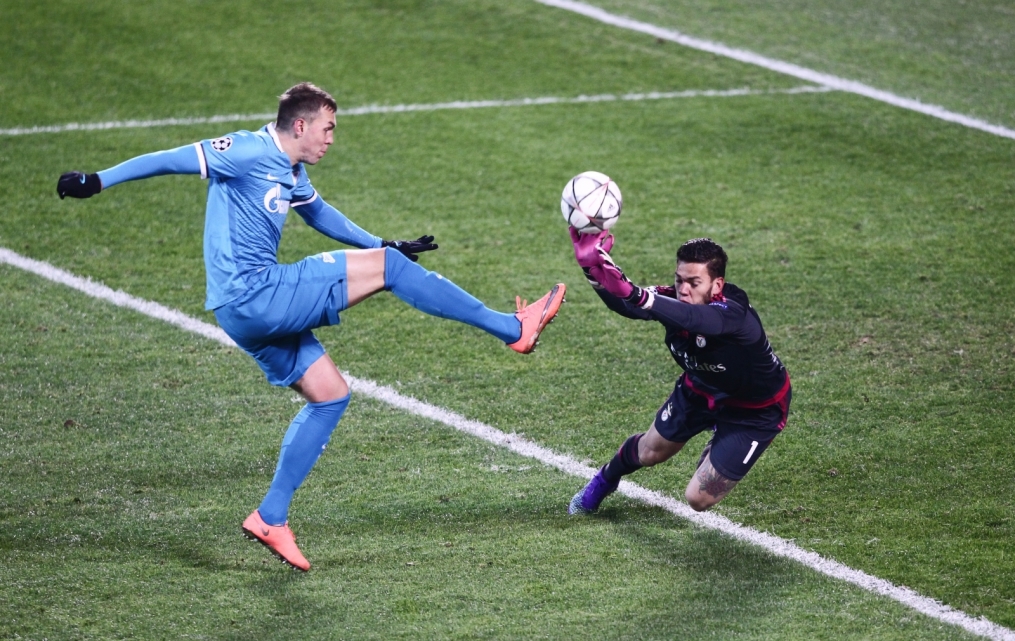 Лига чемпионов УЕФА, 1/8 финала, «Зенит» — «Бенфика»