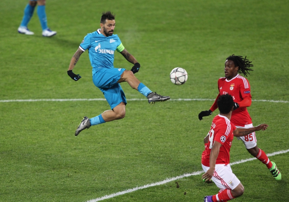 Лига чемпионов УЕФА, 1/8 финала, «Зенит» — «Бенфика»