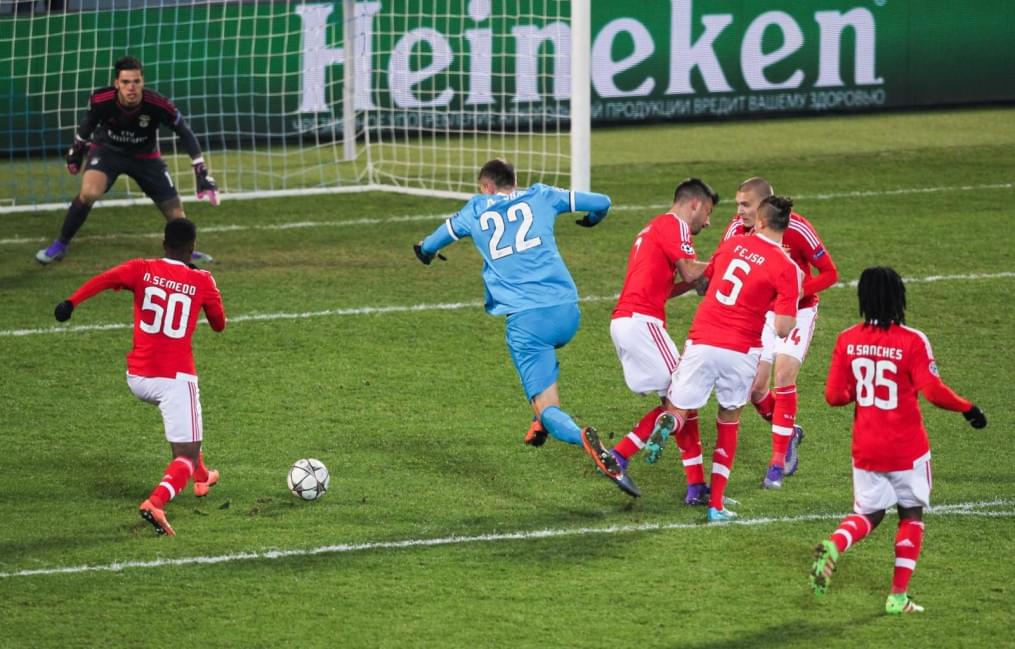 Лига чемпионов УЕФА, 1/8 финала, «Зенит» — «Бенфика»