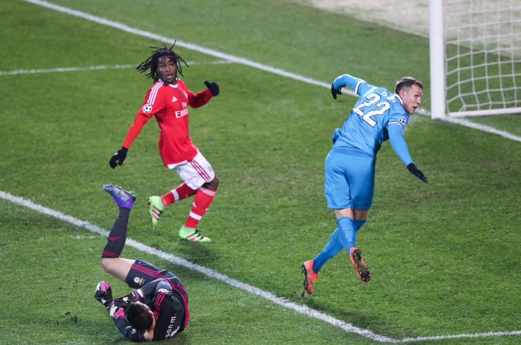 Лига чемпионов УЕФА, 1/8 финала, «Зенит» — «Бенфика»