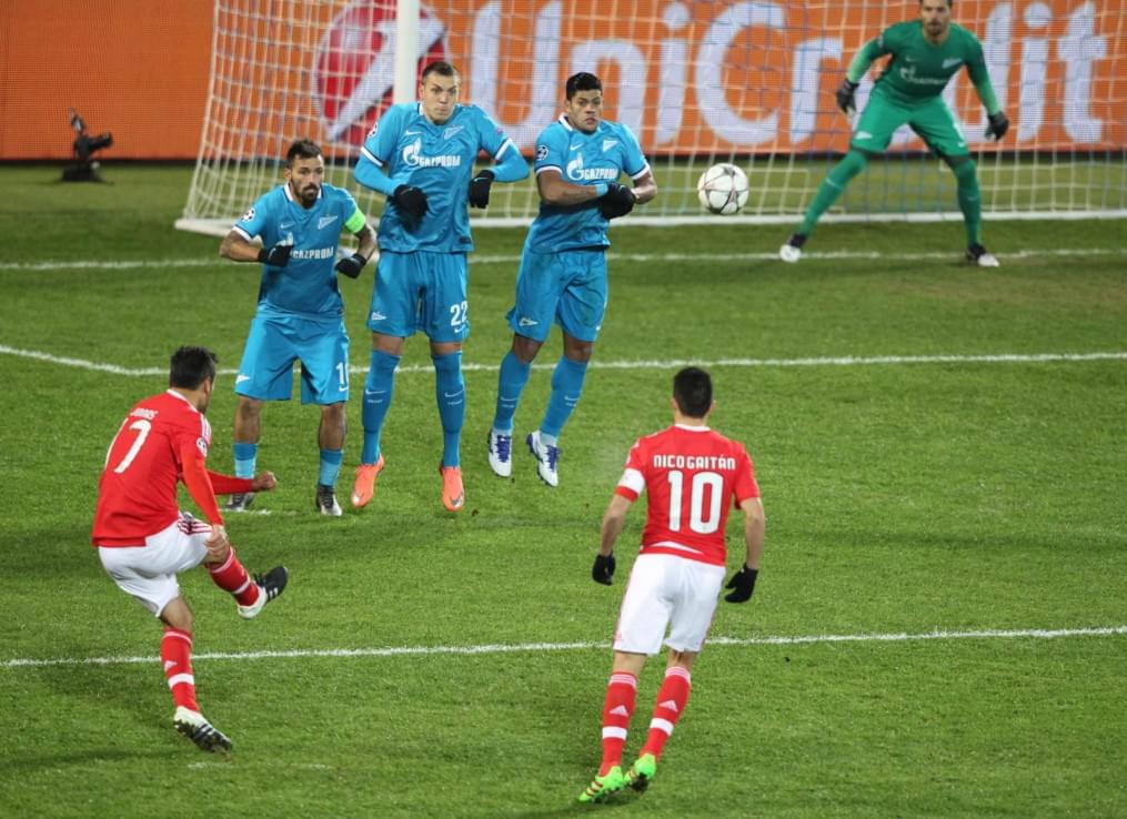 Лига чемпионов УЕФА, 1/8 финала, «Зенит» — «Бенфика»