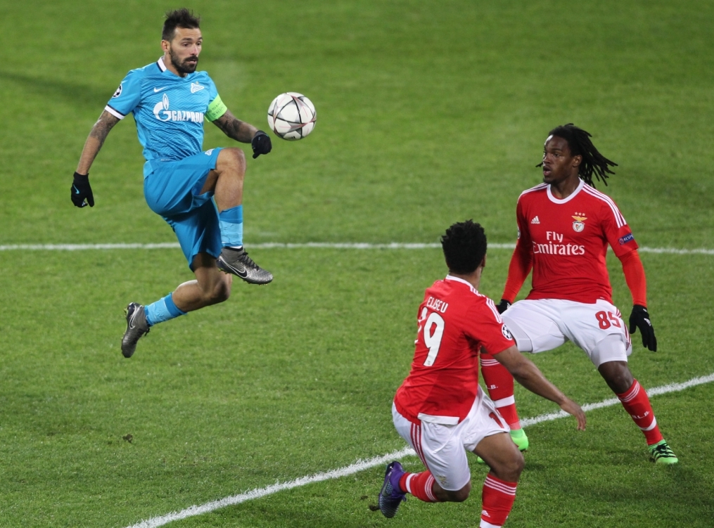 Лига чемпионов УЕФА, 1/8 финала, «Зенит» — «Бенфика»