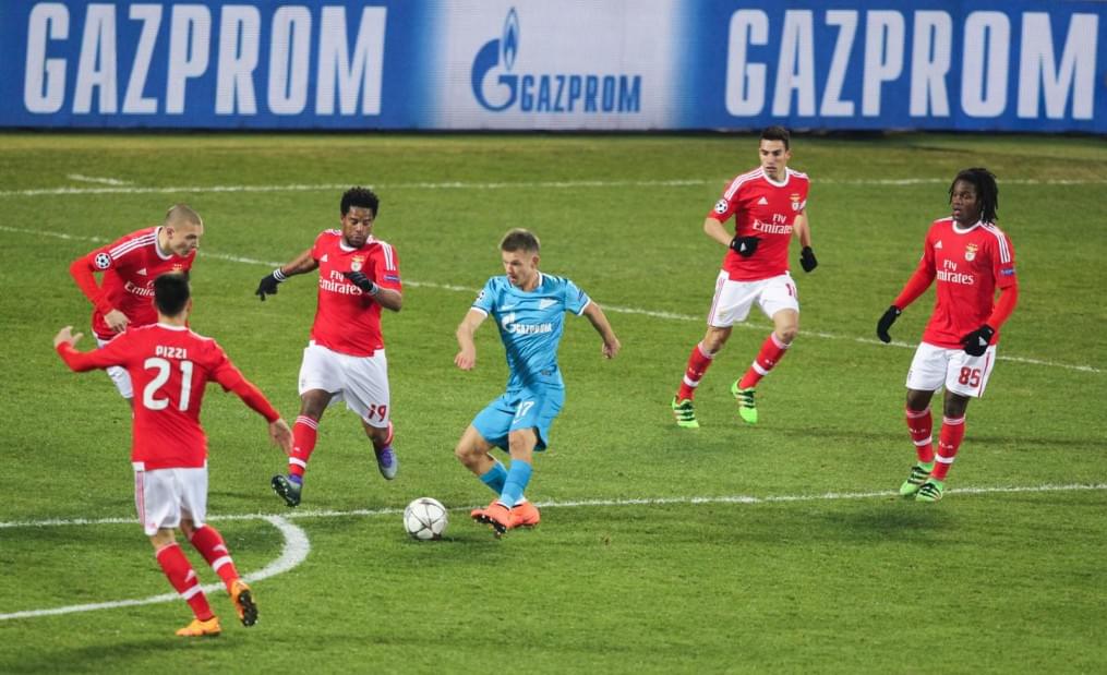 Лига чемпионов УЕФА, 1/8 финала, «Зенит» — «Бенфика»