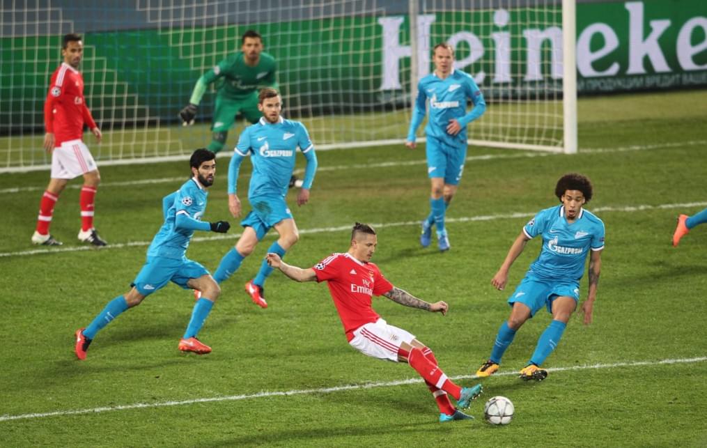 Лига чемпионов УЕФА, 1/8 финала, «Зенит» — «Бенфика»