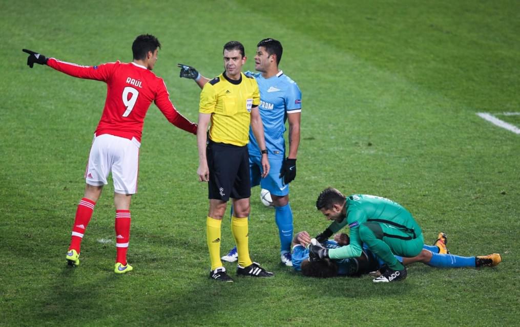 Лига чемпионов УЕФА, 1/8 финала, «Зенит» — «Бенфика»