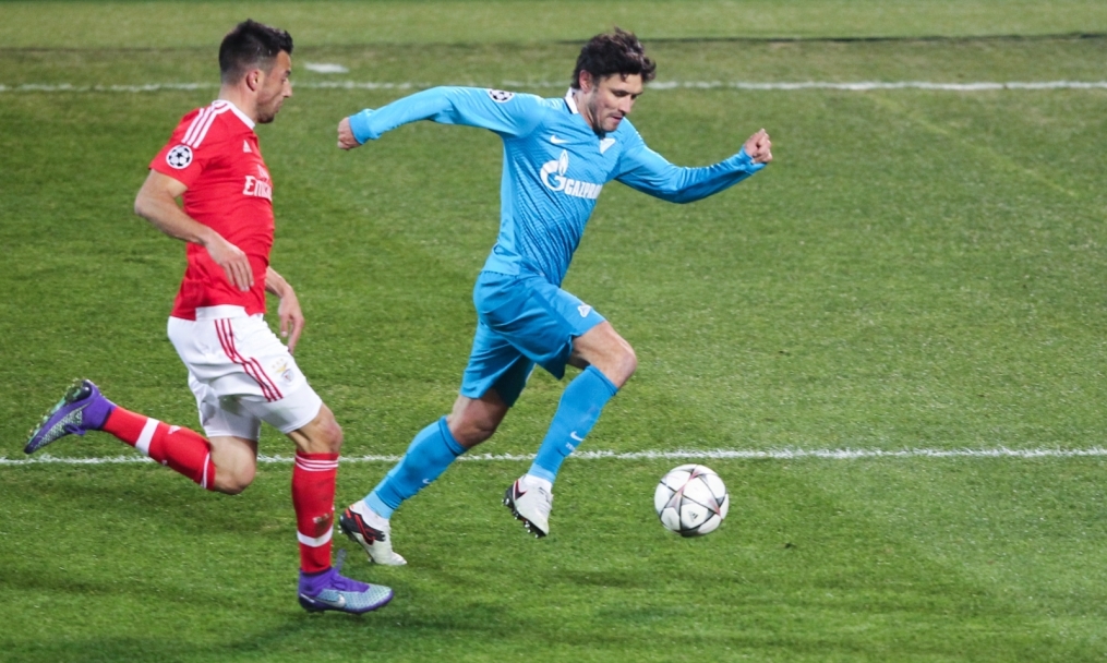 Лига чемпионов УЕФА, 1/8 финала, «Зенит» — «Бенфика»