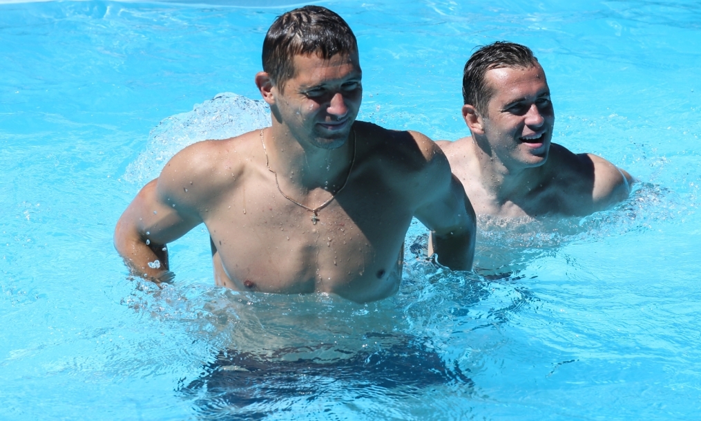 «Газпром»-тренировочные сборы в Австрии: тренировка 23 июня