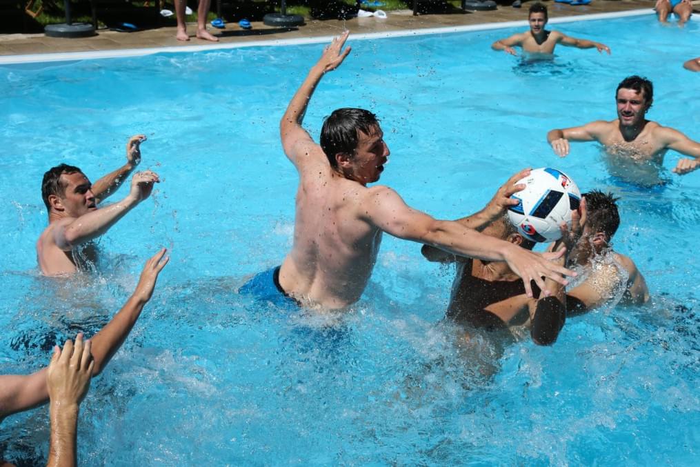 «Газпром»-тренировочные сборы в Австрии: тренировка 23 июня