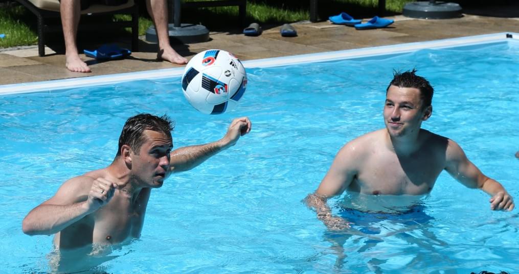 «Газпром»-тренировочные сборы в Австрии: тренировка 23 июня