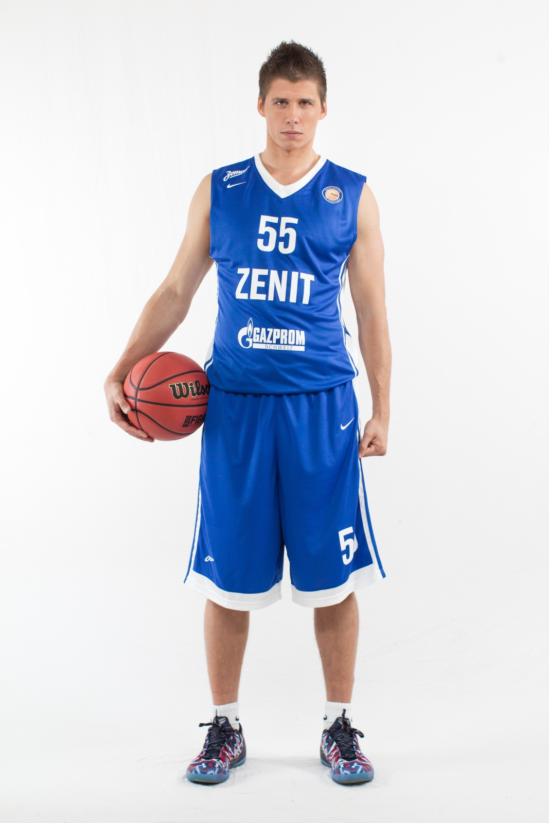 Фотосессия игроков и тренерского штаба БК «Зенит» сезона 15/16