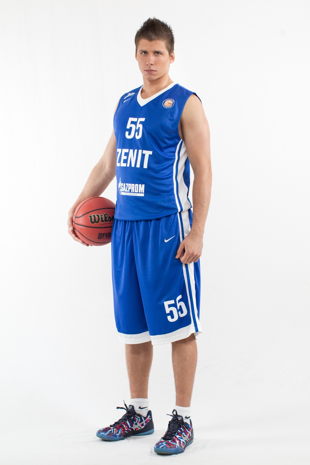 Фотосессия игроков и тренерского штаба БК «Зенит» сезона 15/16