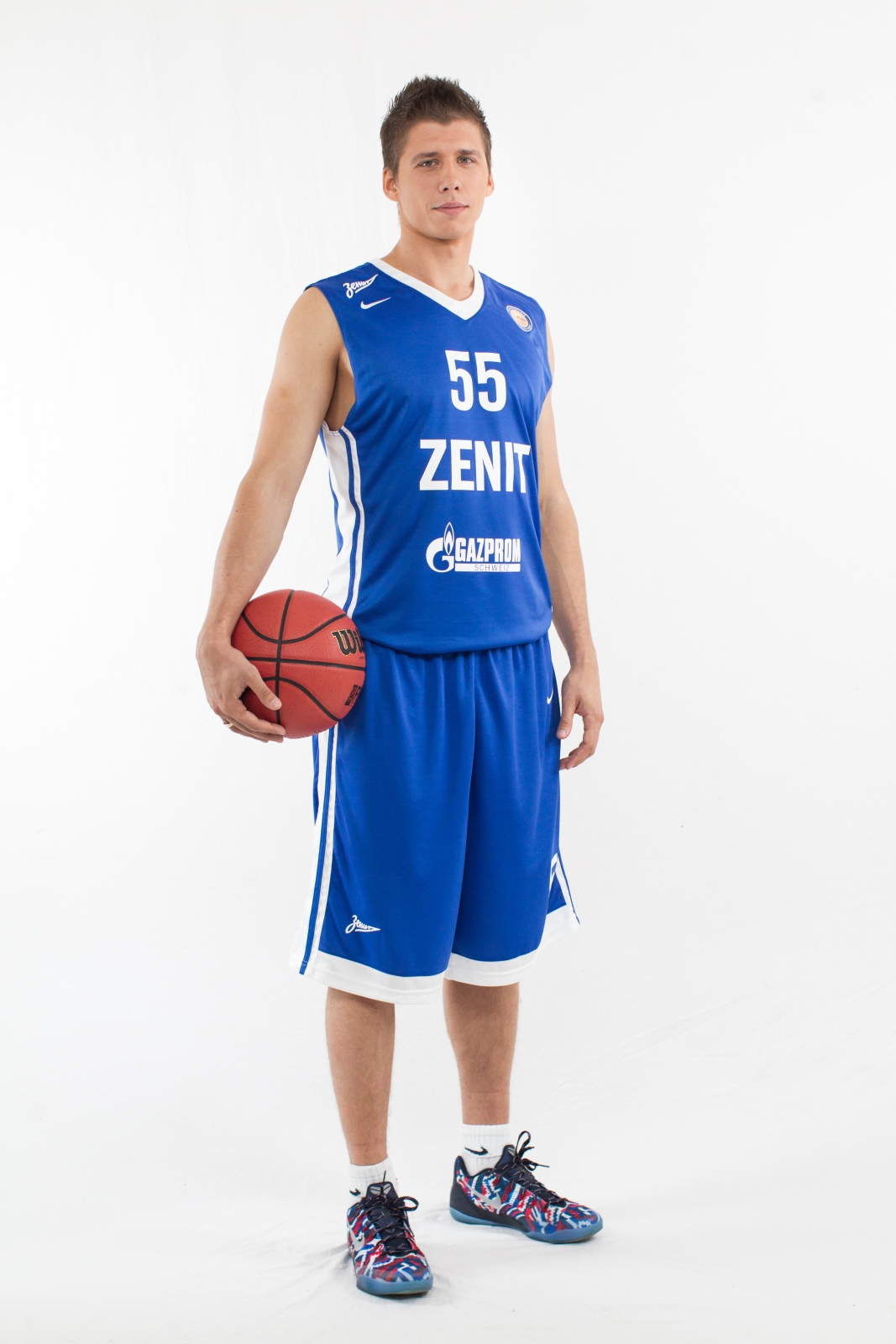 Фотосессия игроков и тренерского штаба БК «Зенит» сезона 15/16