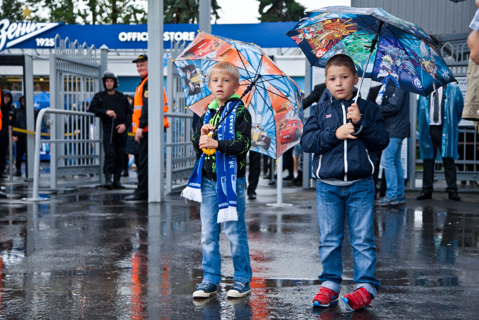 Петр I побывал на матче «Зенита»
