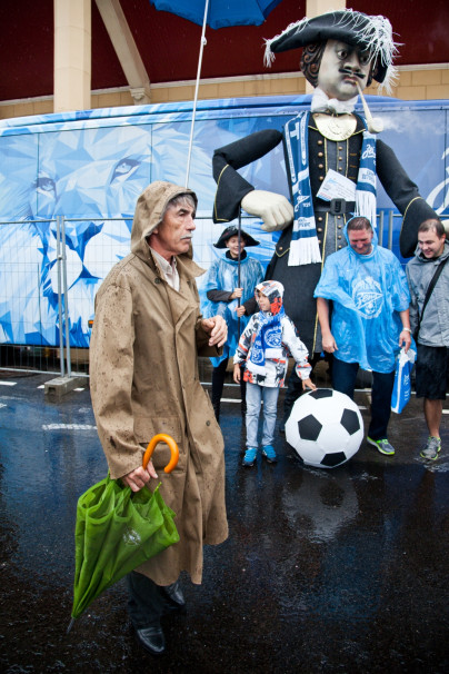 Петр I побывал на матче «Зенита»