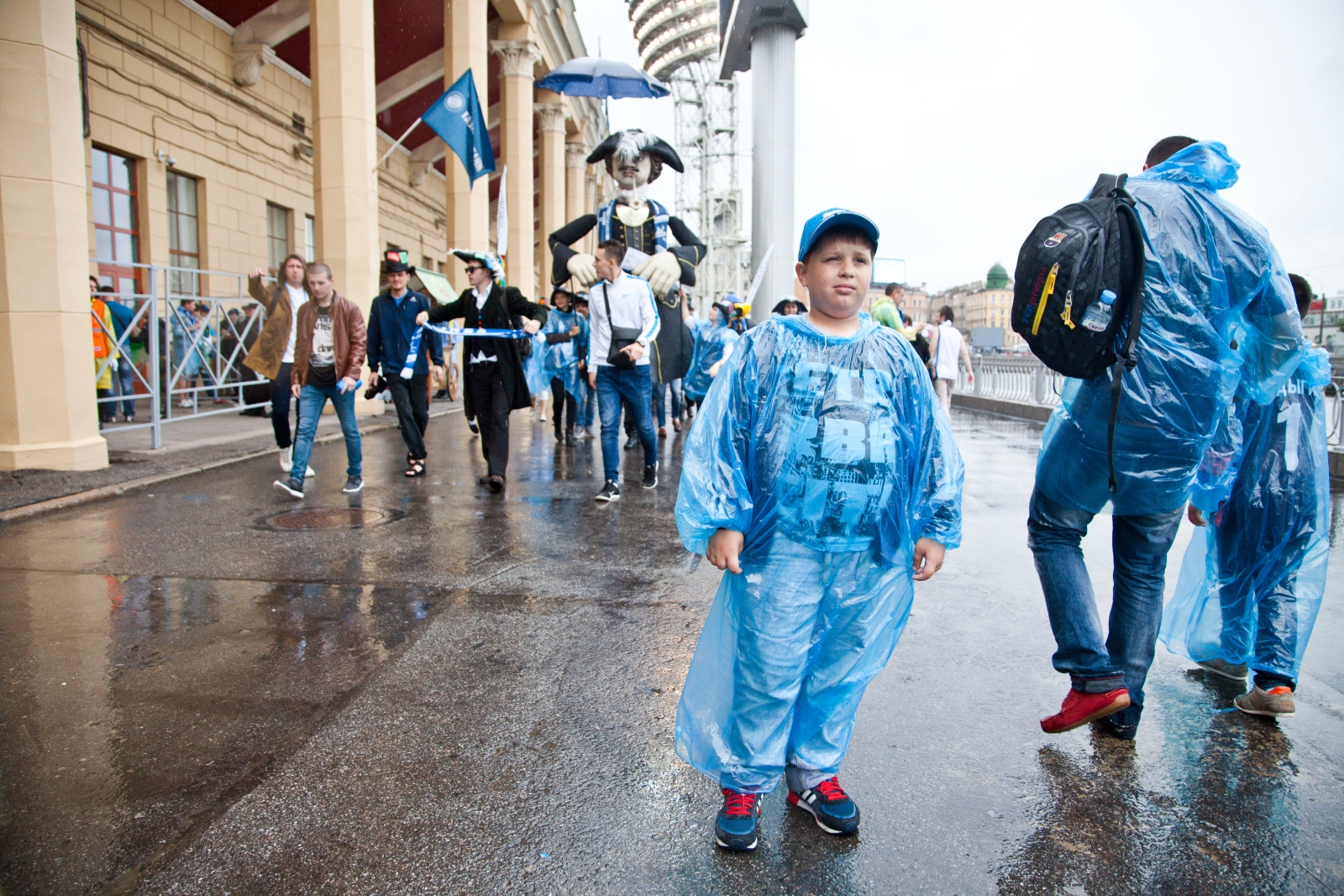 Петр I побывал на матче «Зенита»