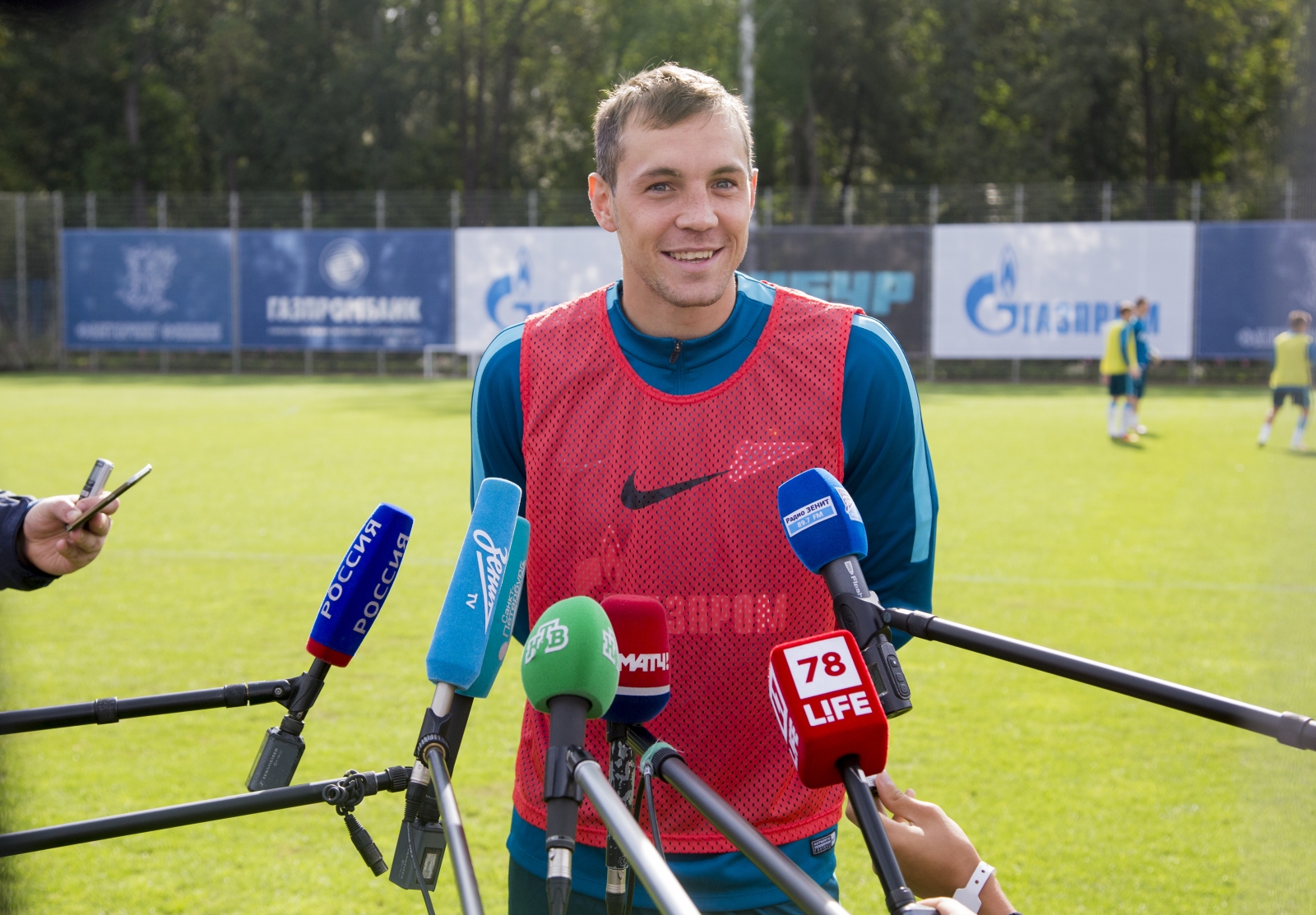 Открытая тренировка «Зенита» перед матчем с «Амкаром»