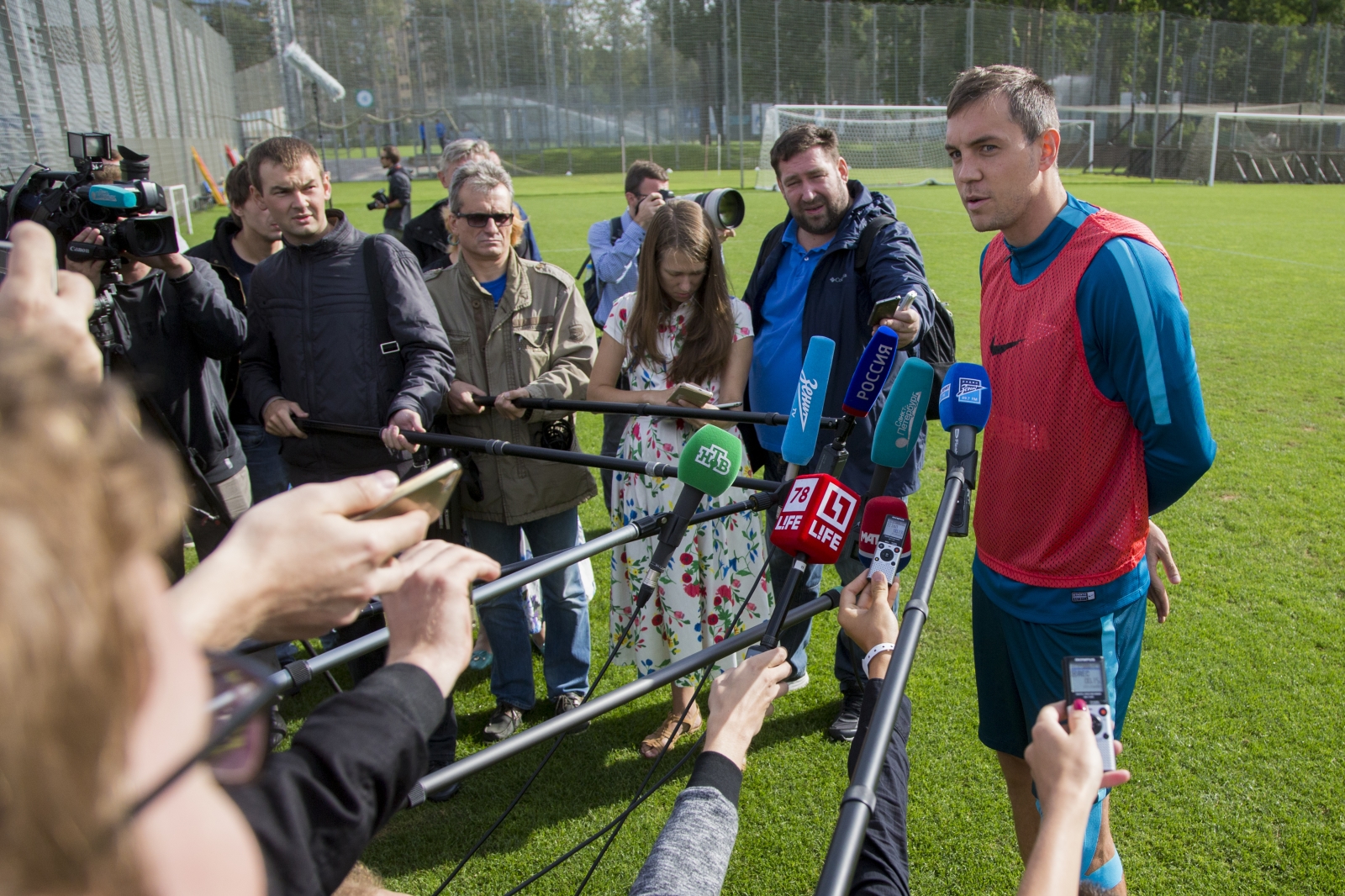 Открытая тренировка «Зенита» перед матчем с «Амкаром»