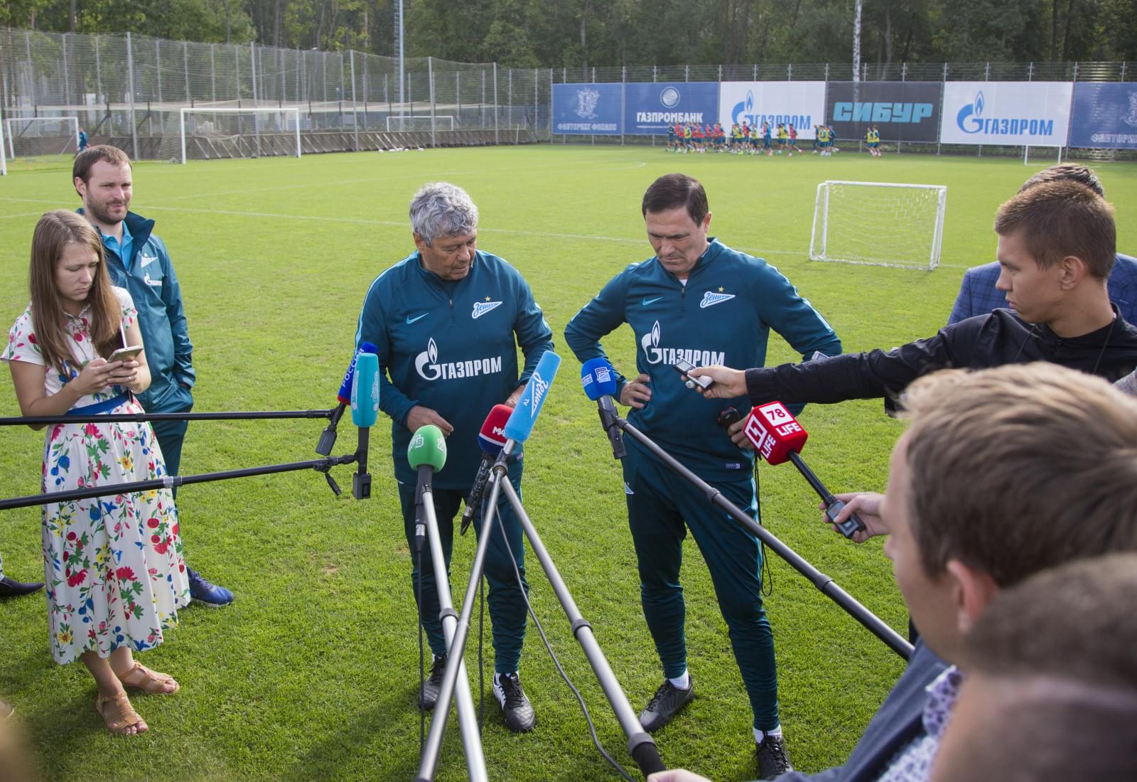 Открытая тренировка «Зенита» перед матчем с «Амкаром»