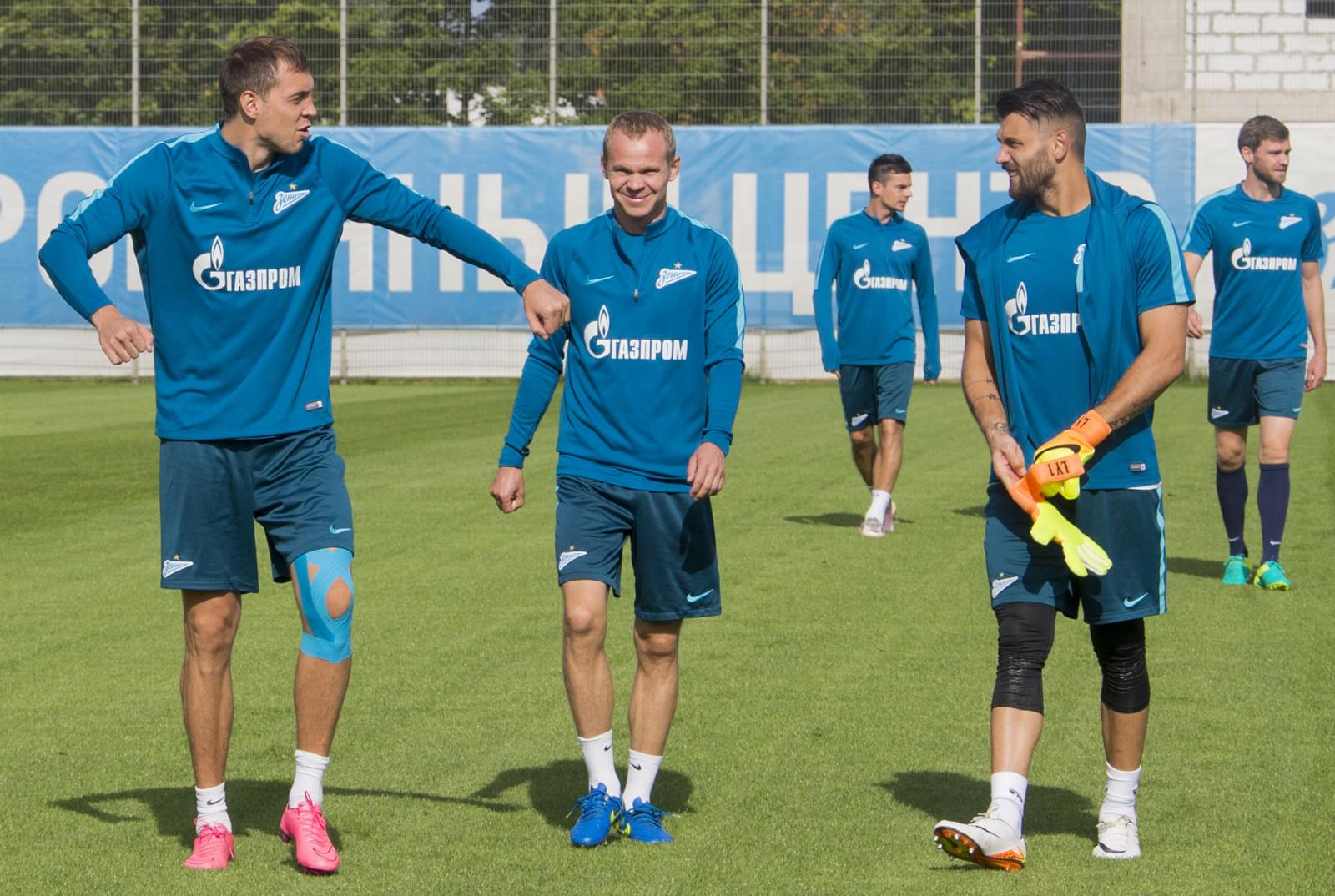 Открытая тренировка «Зенита» перед матчем с «Амкаром»