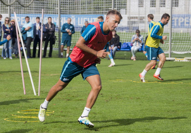 Открытая тренировка «Зенита» перед матчем с «Амкаром»