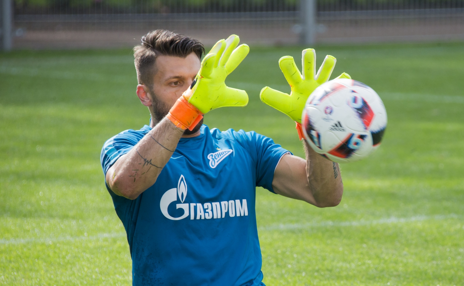 Открытая тренировка «Зенита» перед матчем с «Амкаром»