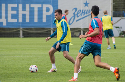 Открытая тренировка «Зенита» перед матчем с «Амкаром»