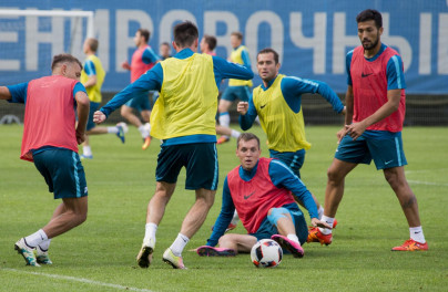Открытая тренировка «Зенита» перед матчем с «Амкаром»