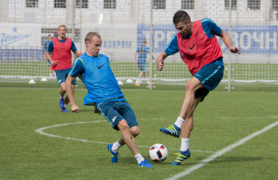 Открытая тренировка «Зенита» перед матчем с «Амкаром»