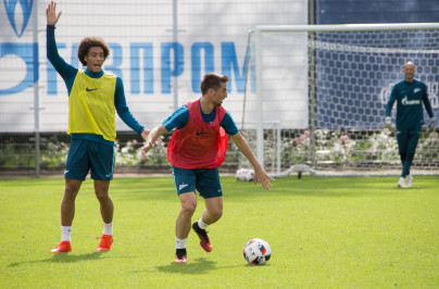 Открытая тренировка «Зенита» перед матчем с «Амкаром»
