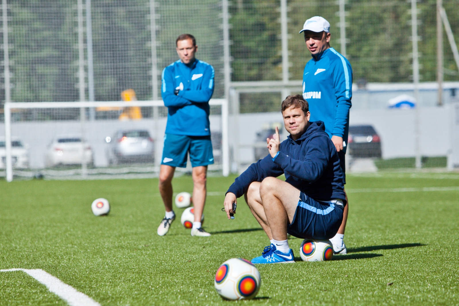 Тренировка «Зенита»-2 перед матчем со «Спартаком»-2