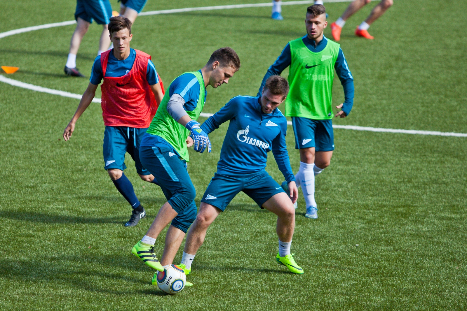 Тренировка «Зенита»-2 перед матчем со «Спартаком»-2