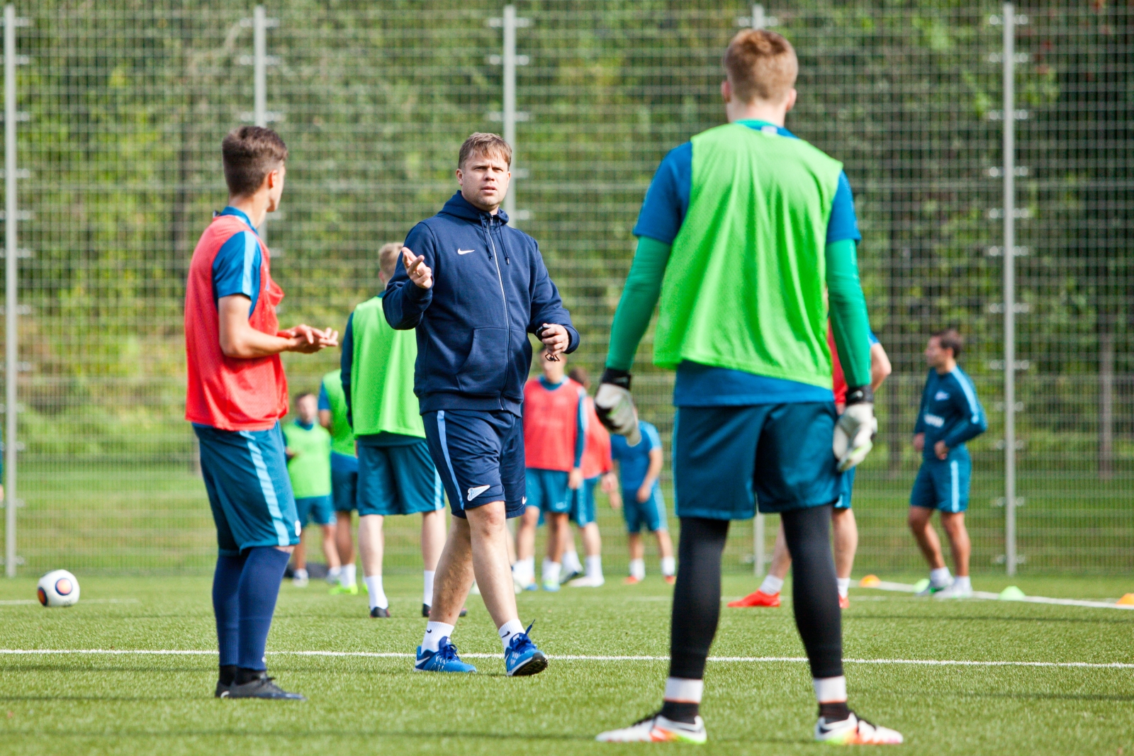 Тренировка «Зенита»-2 перед матчем со «Спартаком»-2