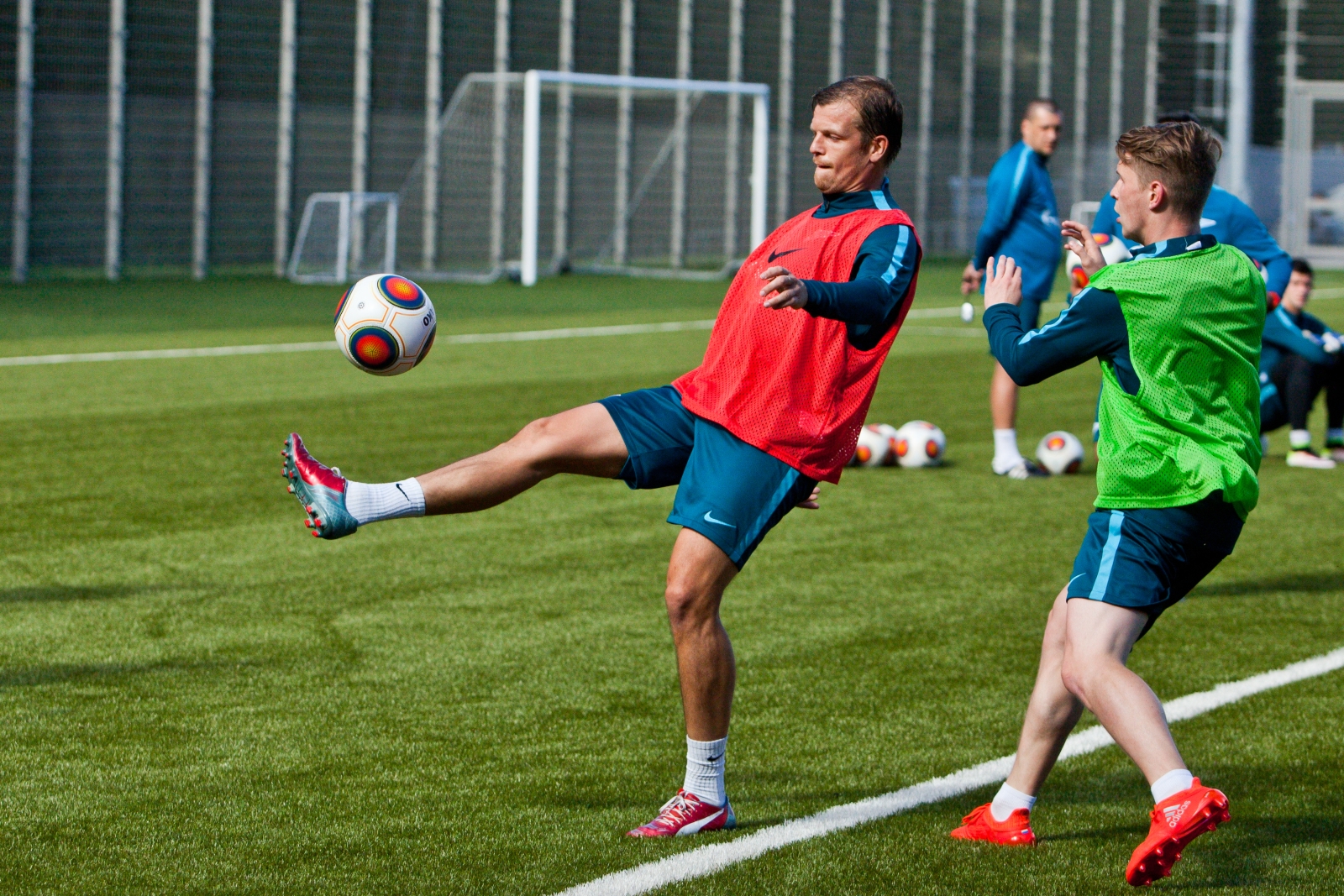 Тренировка «Зенита»-2 перед матчем со «Спартаком»-2