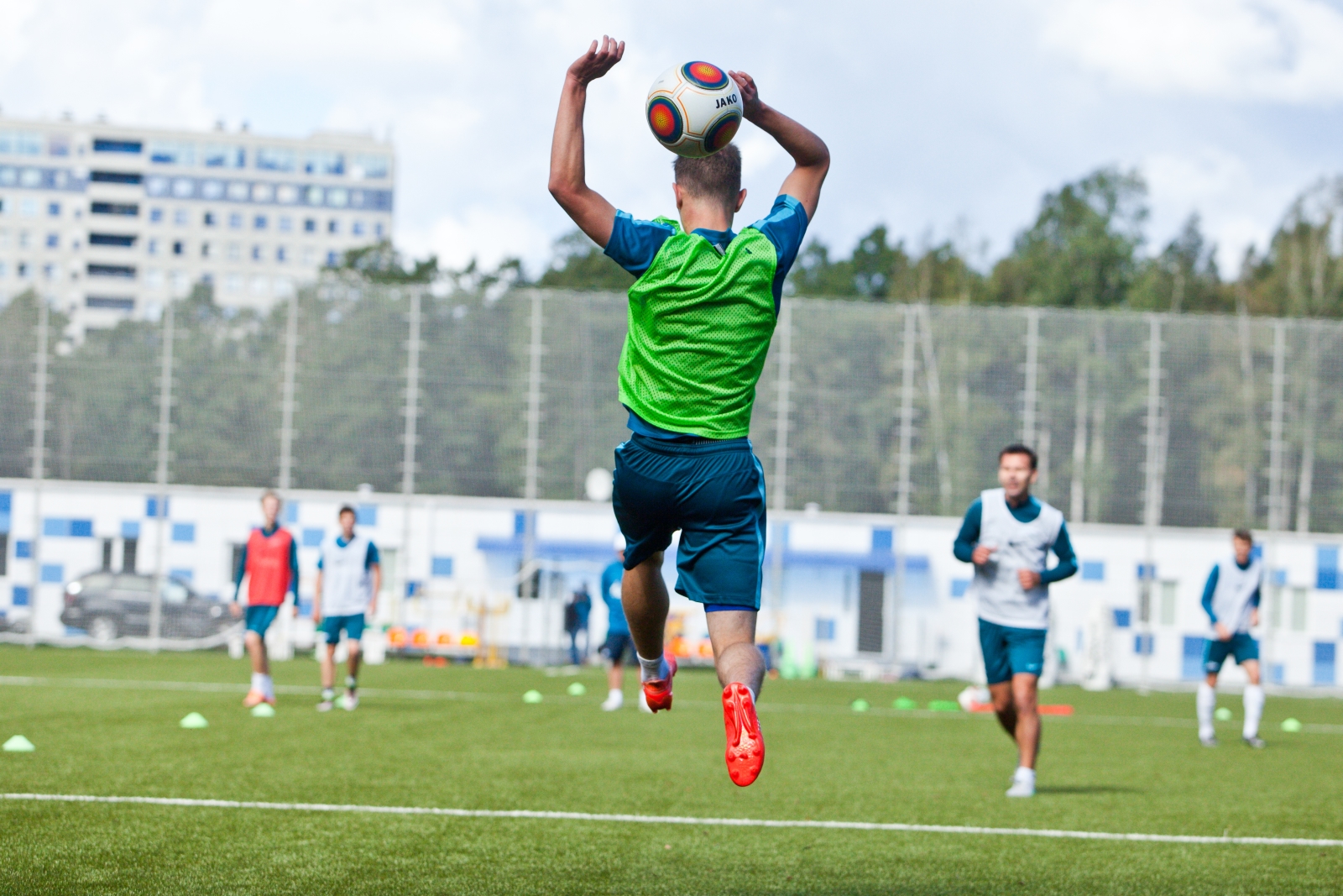Тренировка «Зенита»-2 перед матчем со «Спартаком»-2
