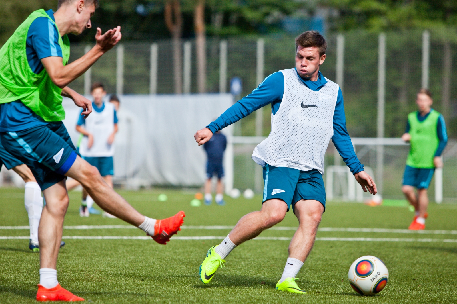 Тренировка «Зенита»-2 перед матчем со «Спартаком»-2