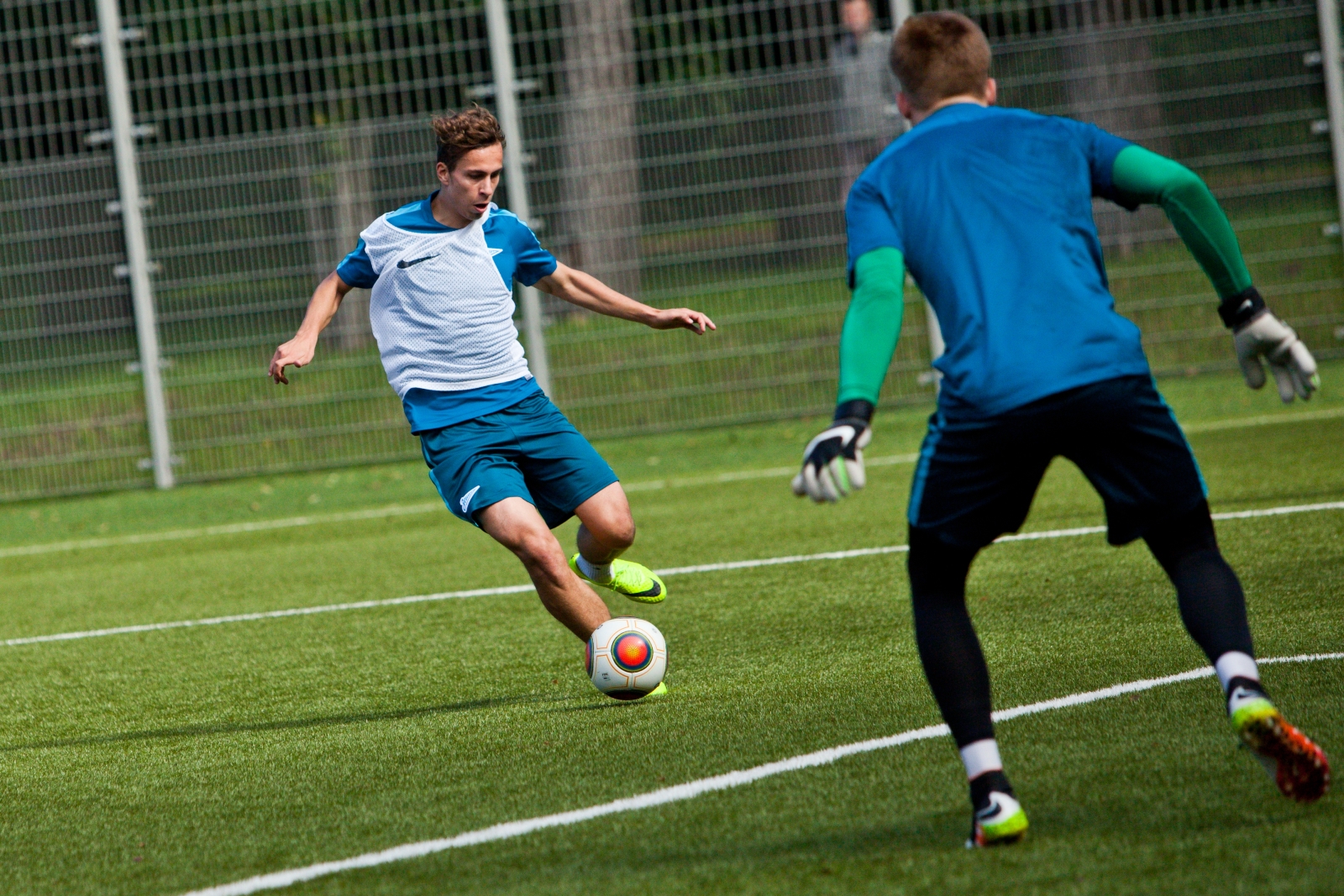 Тренировка «Зенита»-2 перед матчем со «Спартаком»-2