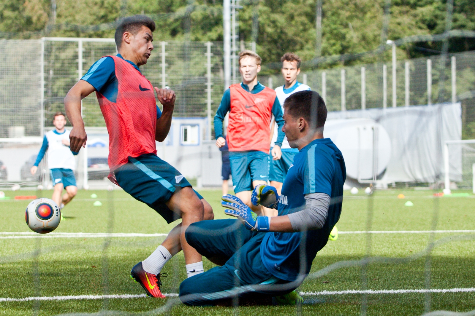 Тренировка «Зенита»-2 перед матчем со «Спартаком»-2