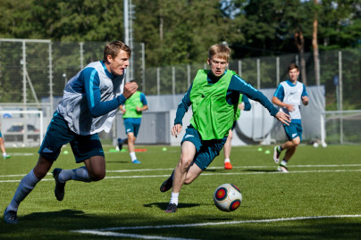 Тренировка «Зенита»-2 перед матчем со «Спартаком»-2