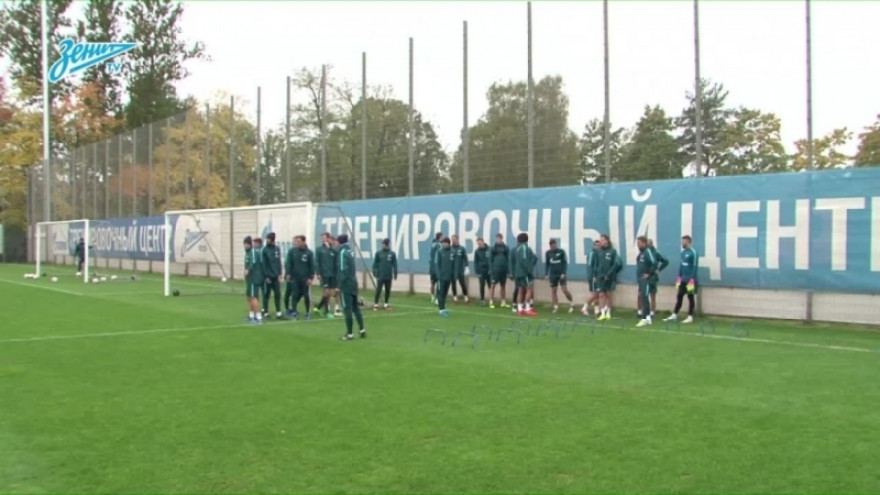 Открытая тренировка перед матчем с «Анжи»