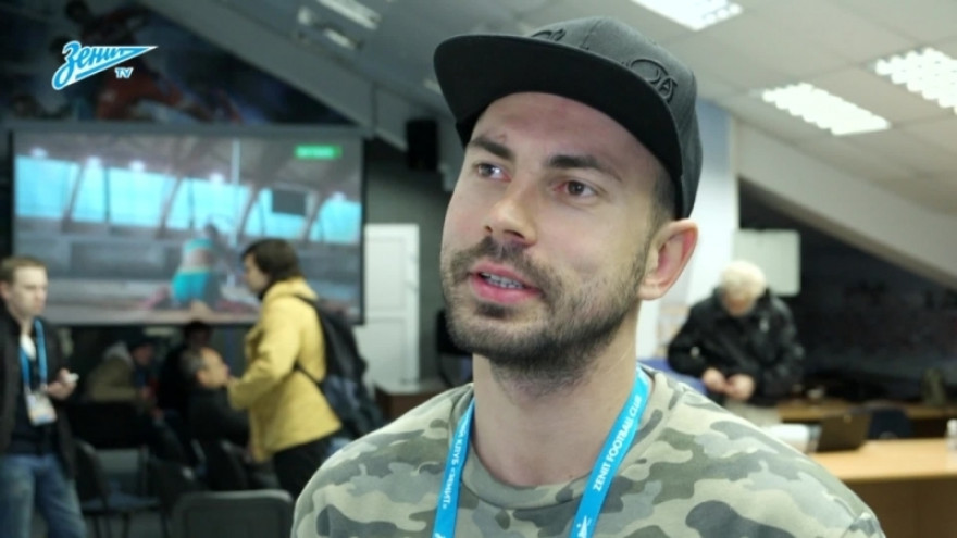 Андрей Бедняков на «Зенит-ТВ»: о разгроме «АЗ», атмосфере на стадионе и питерской погоде