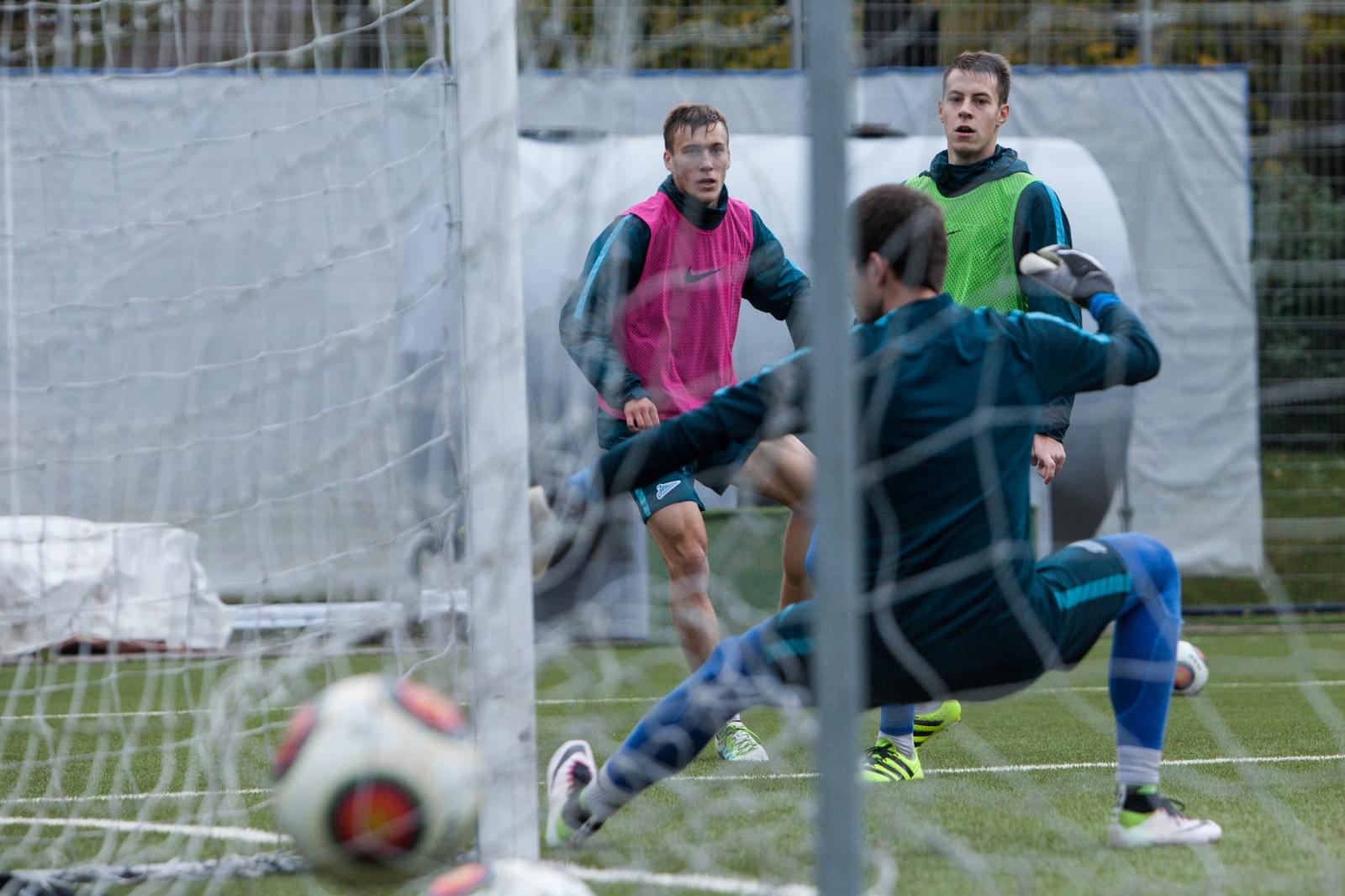 Тренировка «Зенита»-2 перед матчем с «Химками»