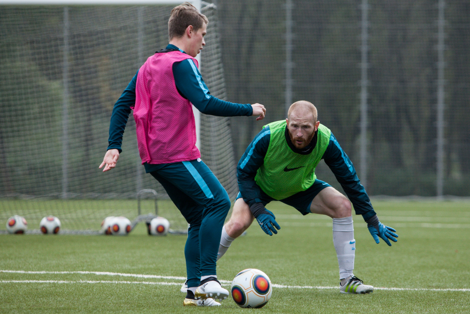 Тренировка «Зенита»-2 перед матчем с «Химками»