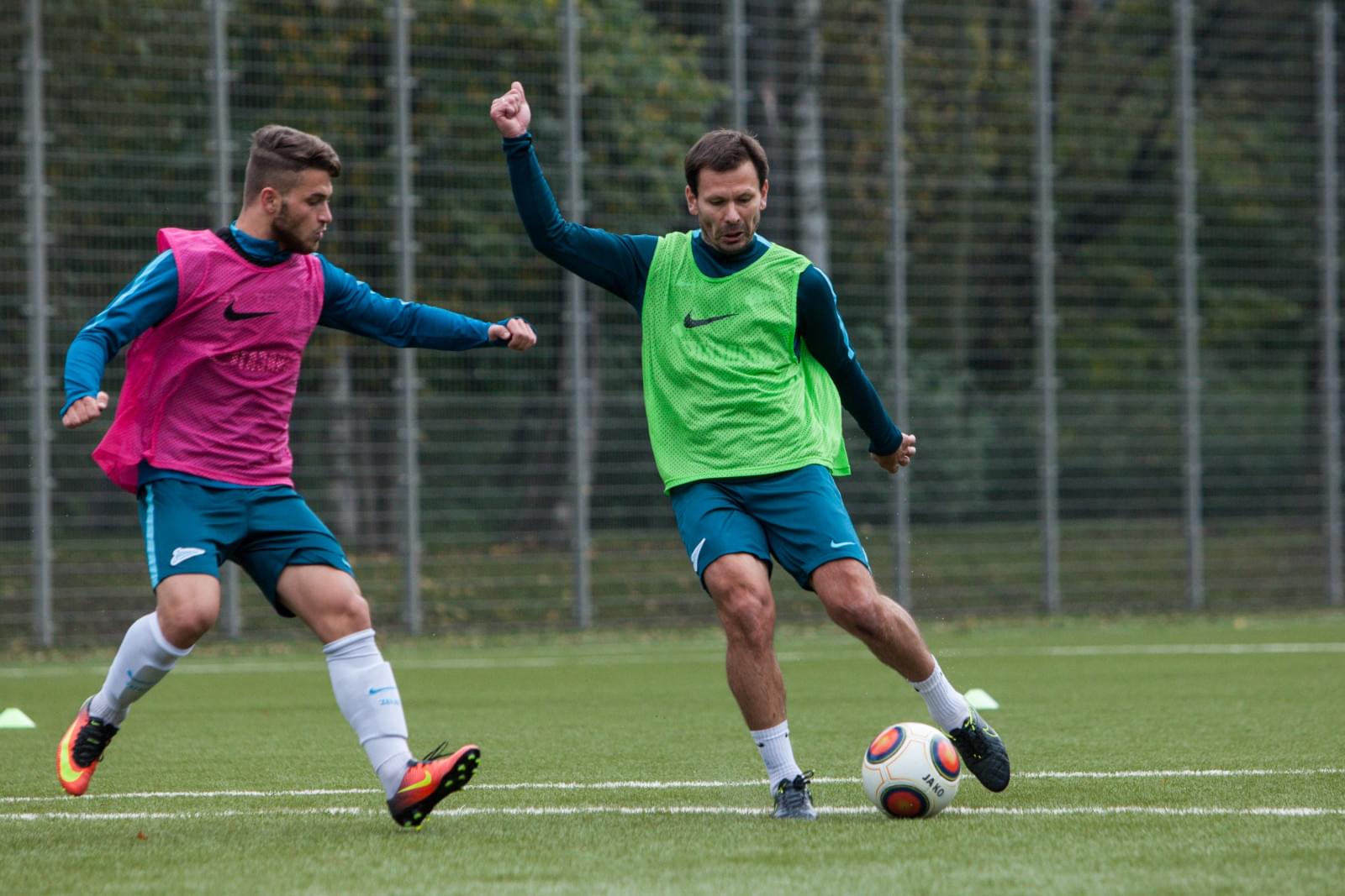 Тренировка «Зенита»-2 перед матчем с «Химками»