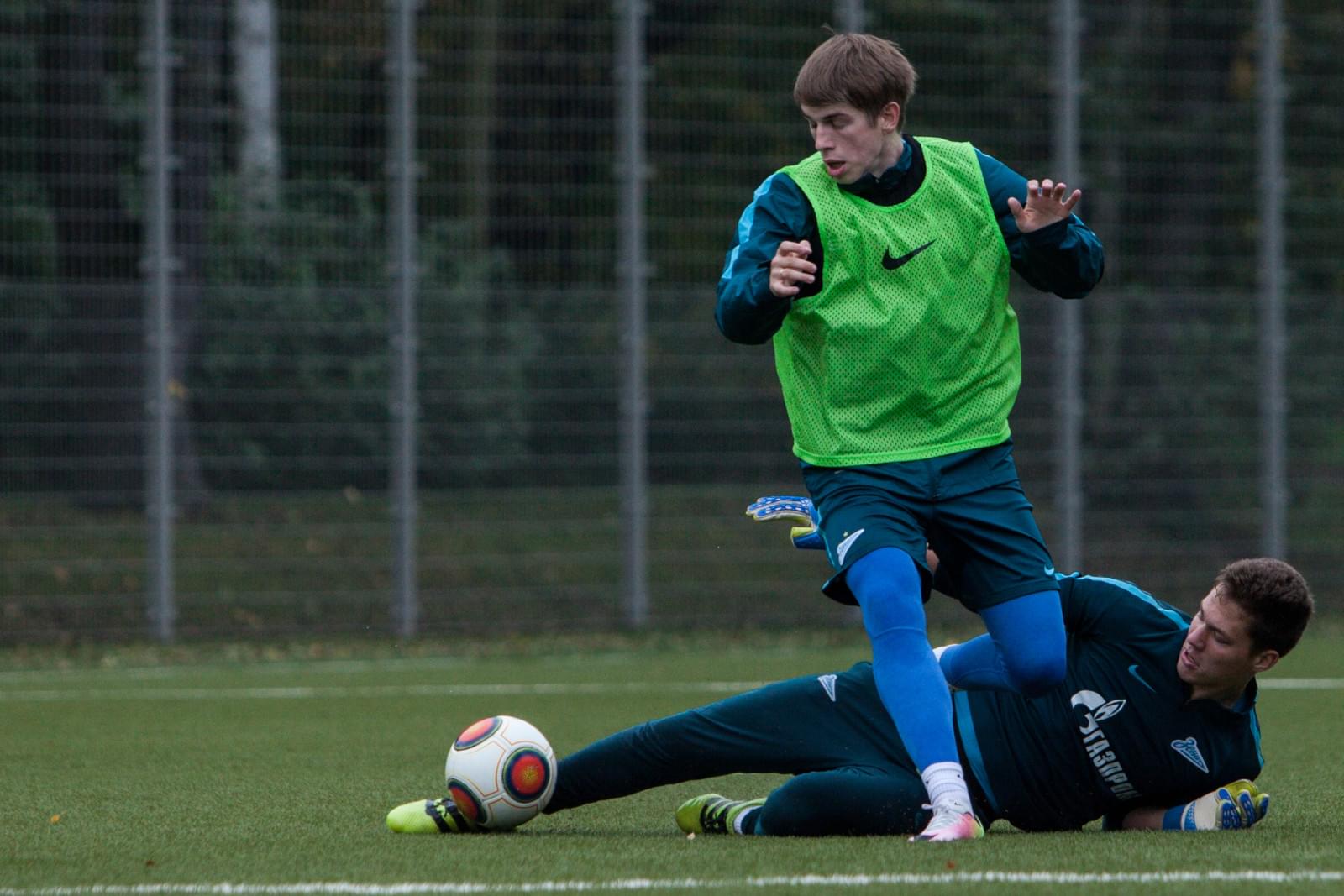 Тренировка «Зенита»-2 перед матчем с «Химками»
