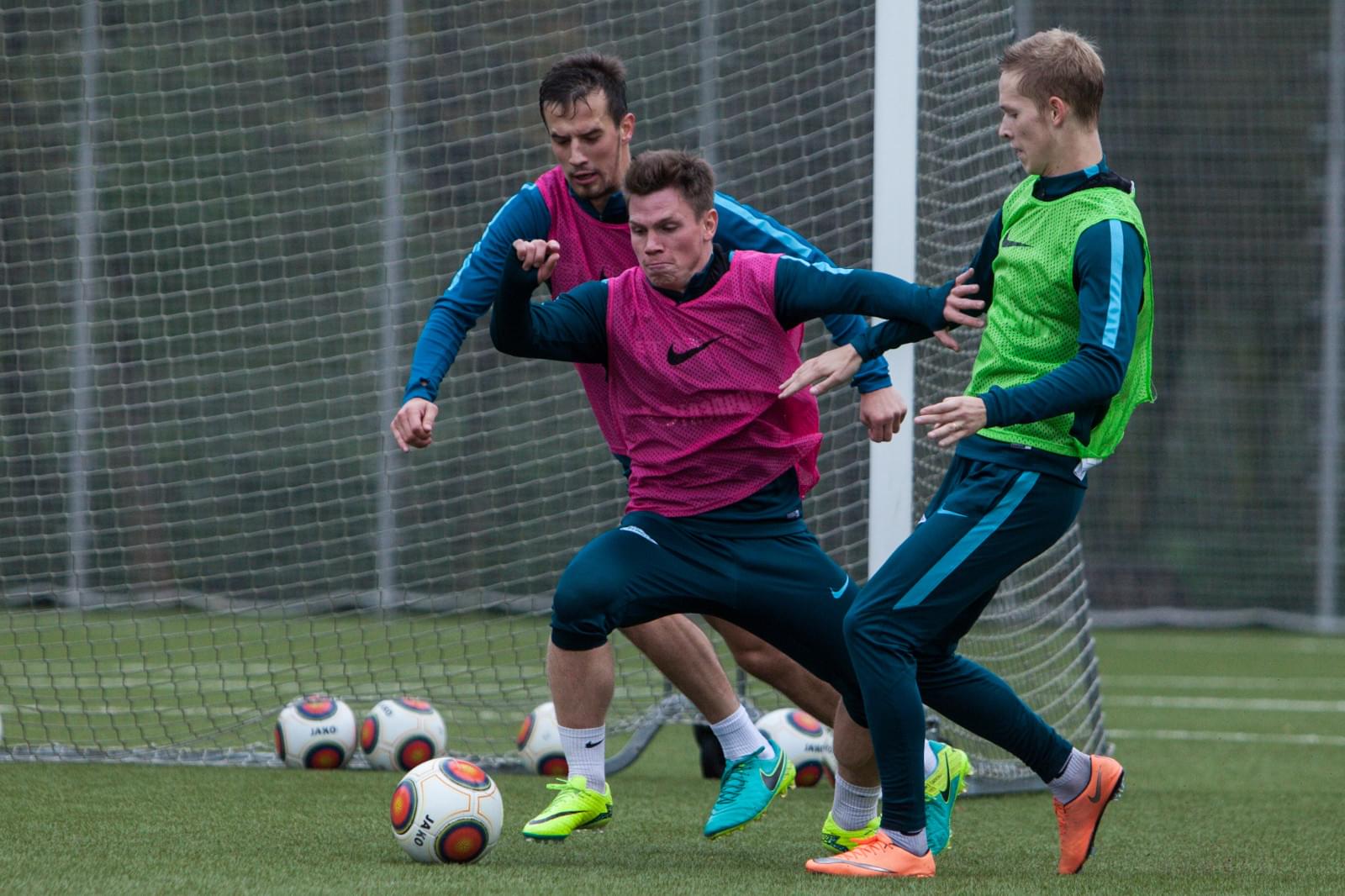 Тренировка «Зенита»-2 перед матчем с «Химками»