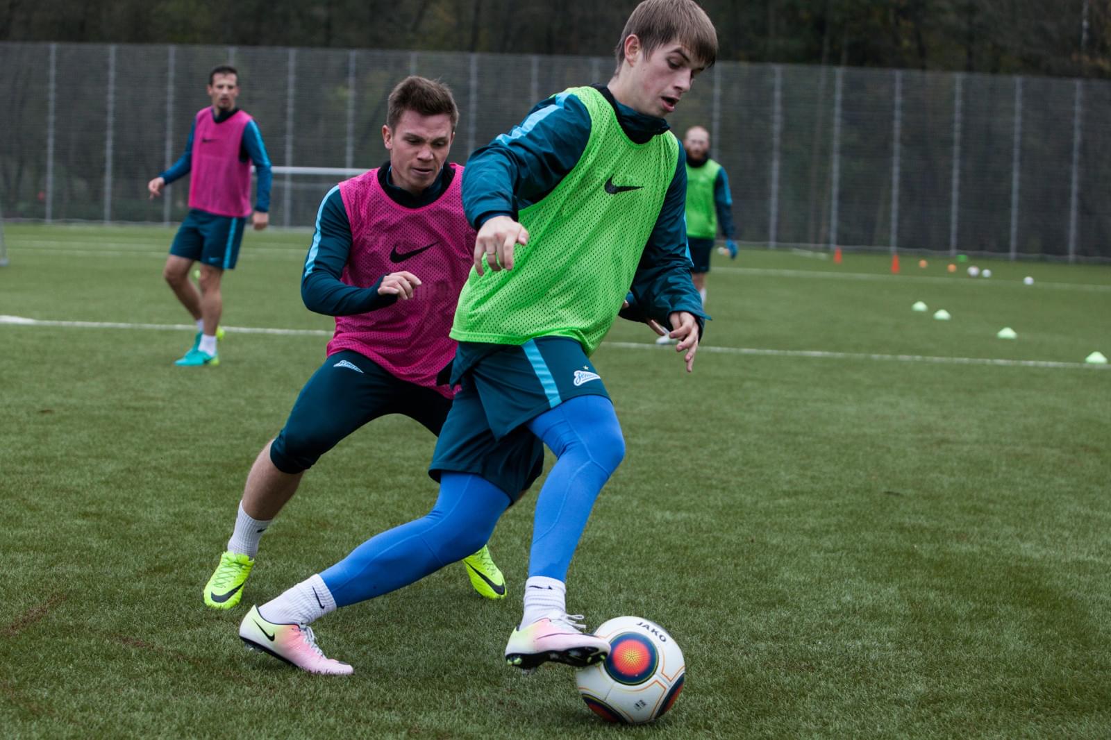 Тренировка «Зенита»-2 перед матчем с «Химками»